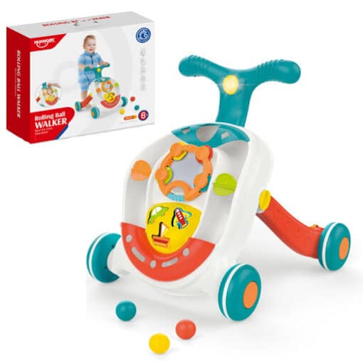 Trotteur de Marche à Balles - Centre d’Activités Éducatif pour Bébé - Huanger