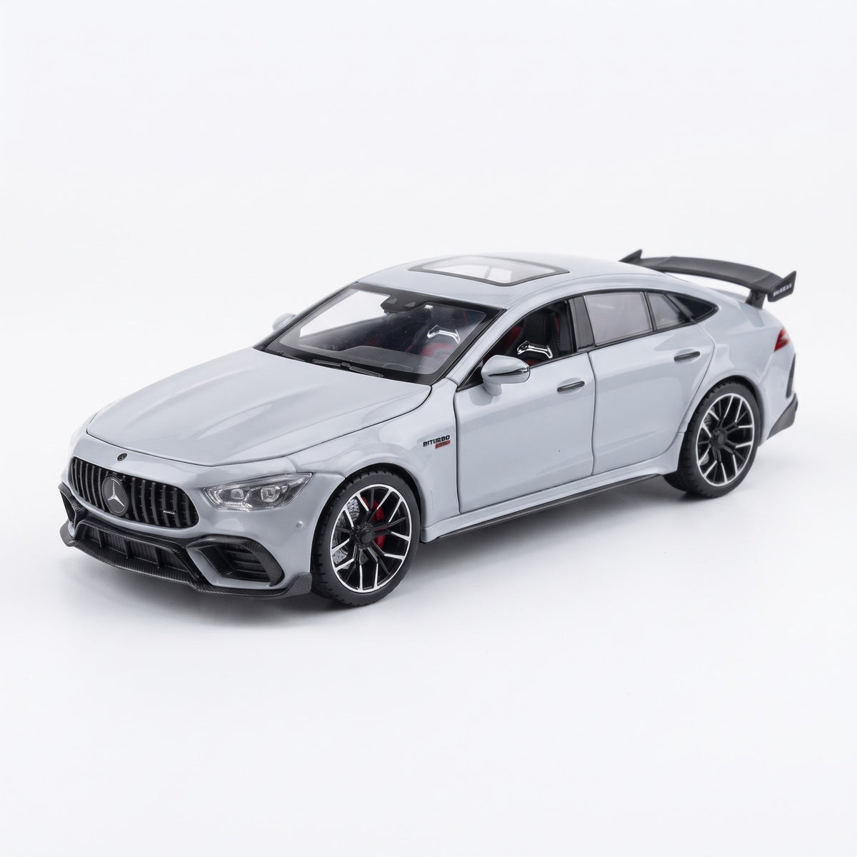 Modèle réduit Mercedes-AMG GT 4 portes Brabus gris - Échelle 1:24