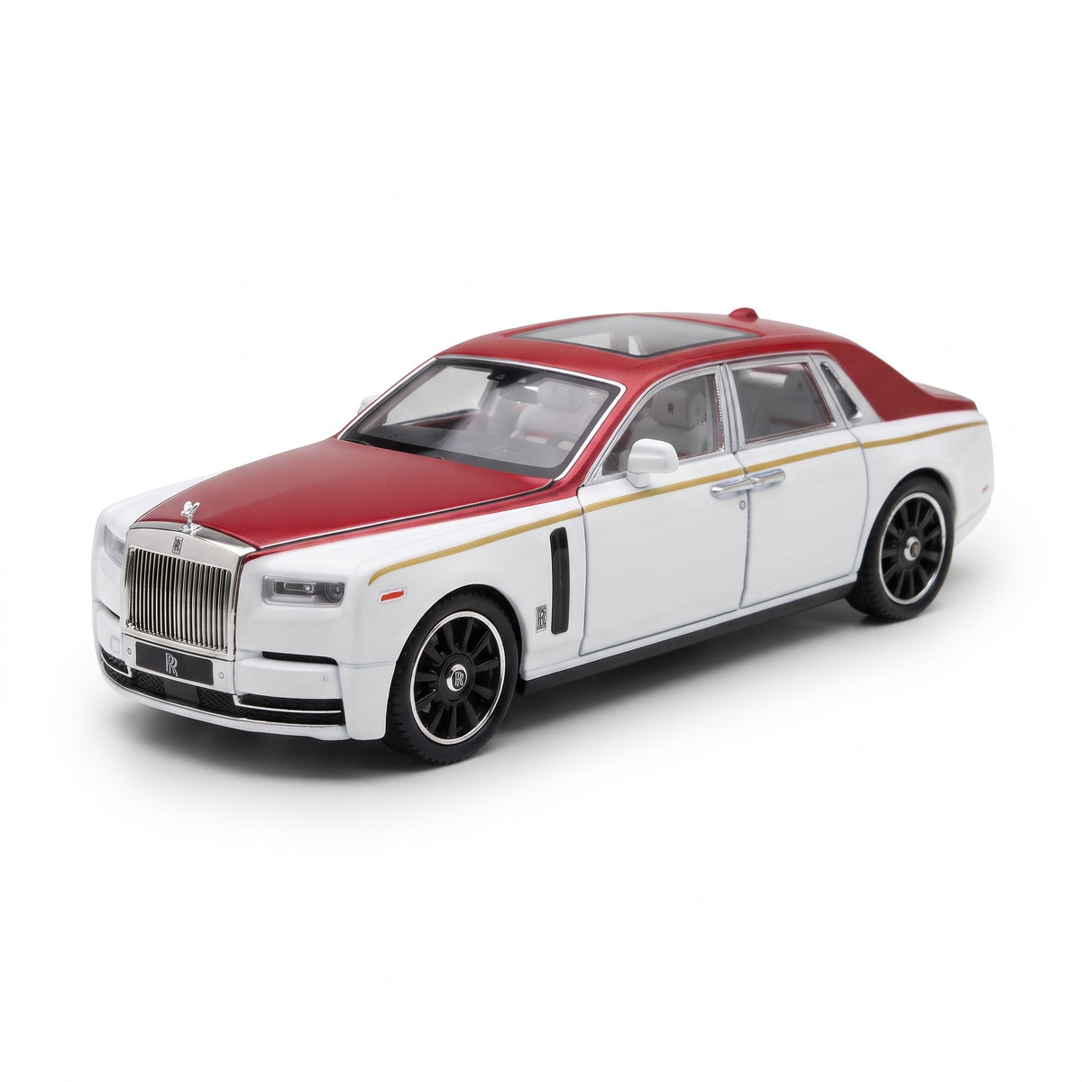 Modèle réduit Rolls-Royce Phantom blanc et rouge - Échelle 1:24