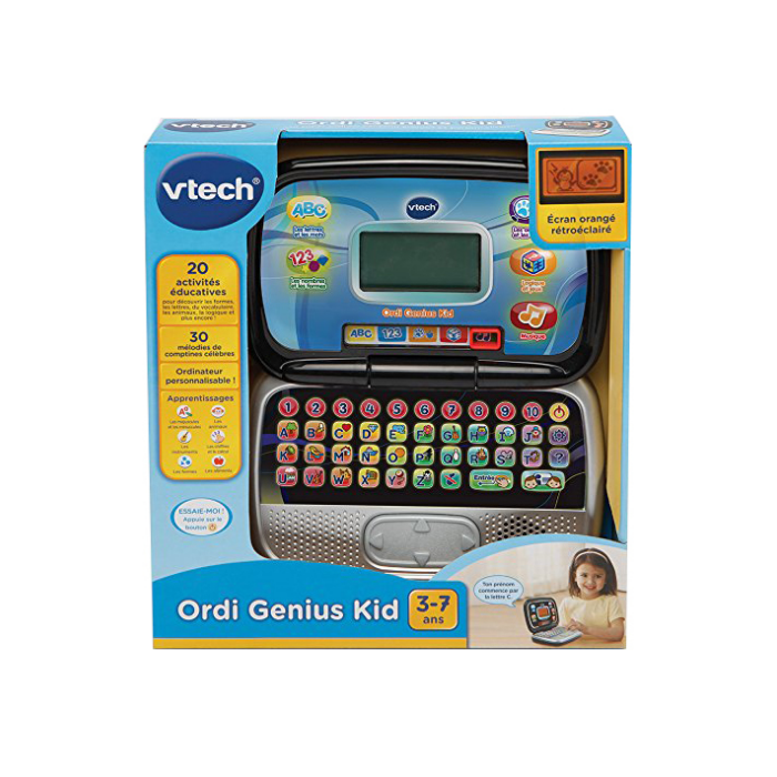 Ordinateur Genius Kid Bleu – Vtech – Mario Toys
