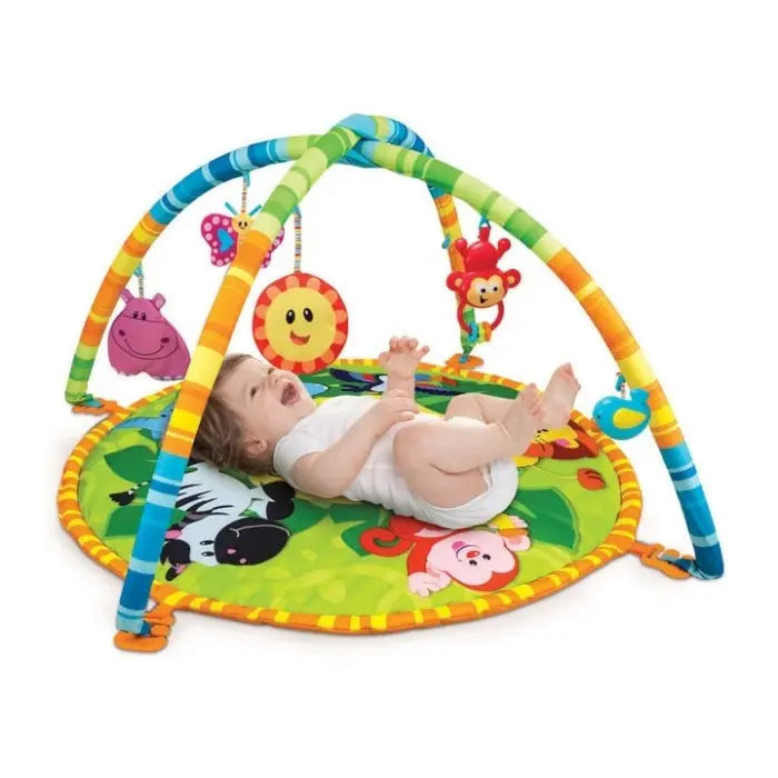 Winfun Tapis d’Éveil Trapèze Jungle – 0 mois+