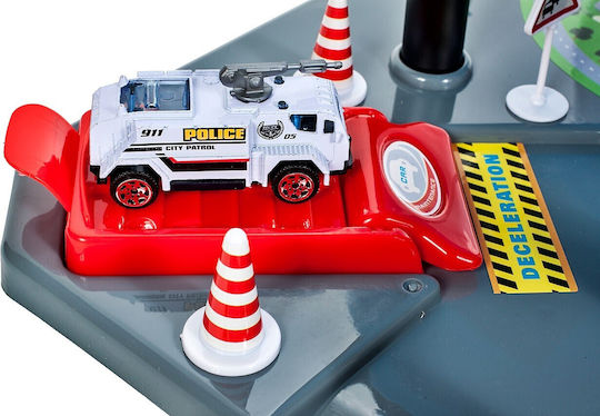Set de Jeu Police de la Ville – Parking, Voitures & Hélicoptère