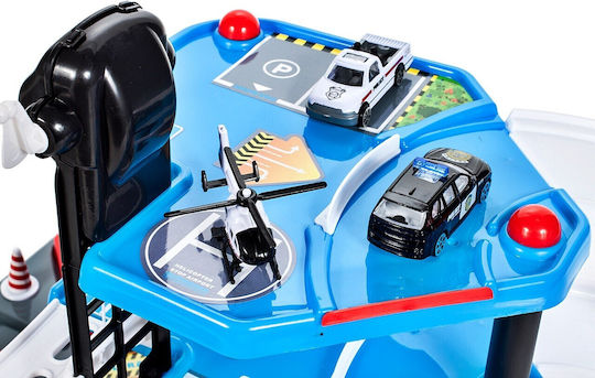 Set de Jeu Police de la Ville – Parking, Voitures & Hélicoptère
