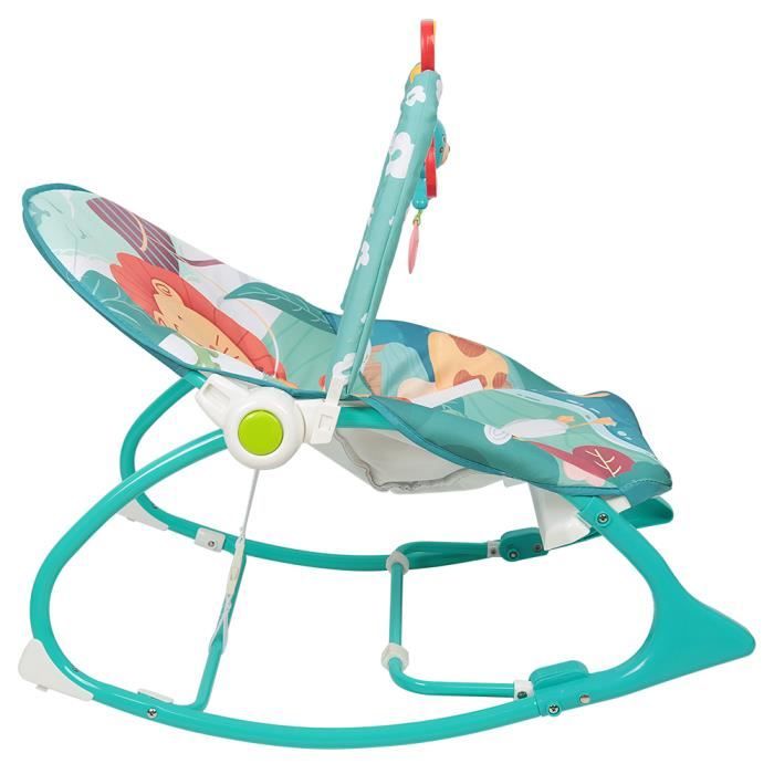 Chaise à Bascule pour Bébé avec Musique et Vibration - TiiBaby