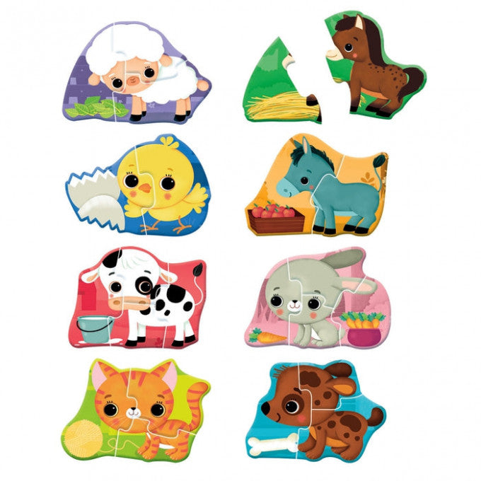 Les Animaux de la Ferme – Montessori : Des Puzzles Éducatifs pour les Tout-Petits